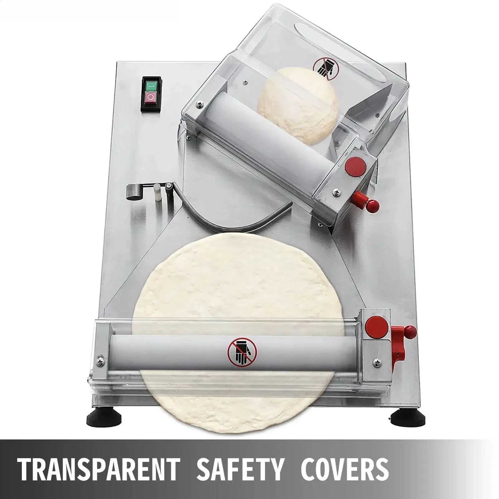 Applicable to Manual Small Dough Roller Sheeter Machine Electric Baking Bread Pizza Dough Roller Automatic Pizza Dough Spreader
Applicable to Manual Small Dough Roller Sheeter Machine Electric Baking Bread Pizza Dough Roller Automatic Pizza Dough Spreader