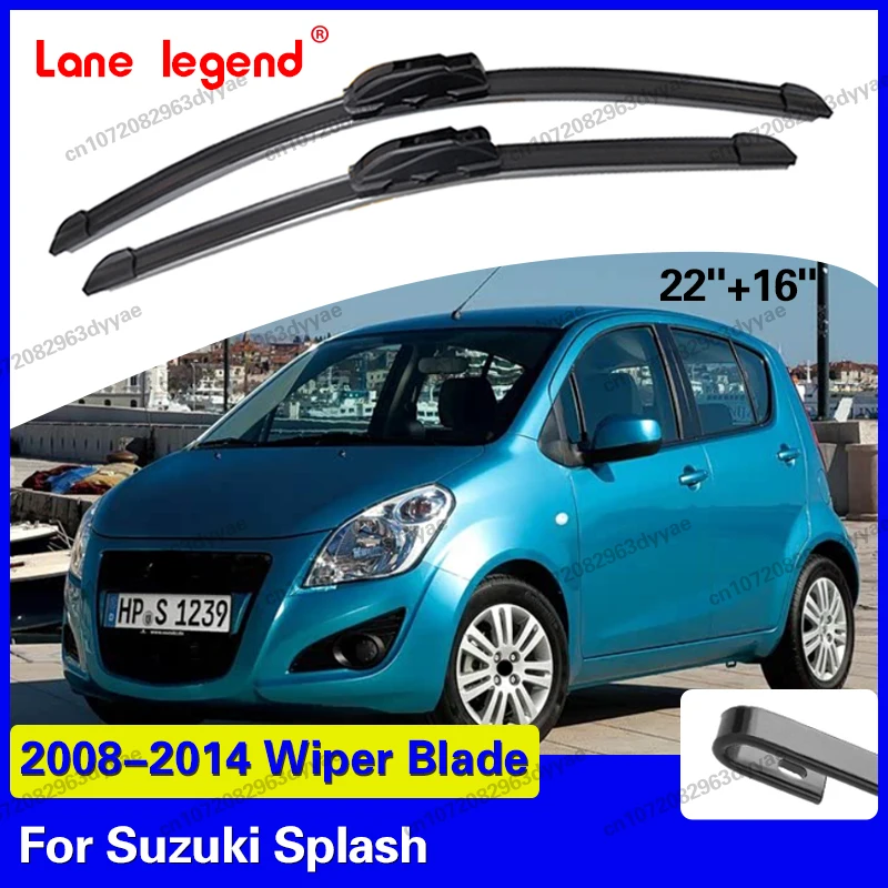 For Suzuki Splash 2008-2014 2009 2010 2011 2012 2013 Wiper LHD Front Wiper Blades Windshield Windscreen Window Brush 22"+16"
For Suzuki Splash 2008-2014 2009 2010 2011 2012 2013 Wiper LHD Front Wiper Blades Windshield Windscreen Window Brush 22"+16"