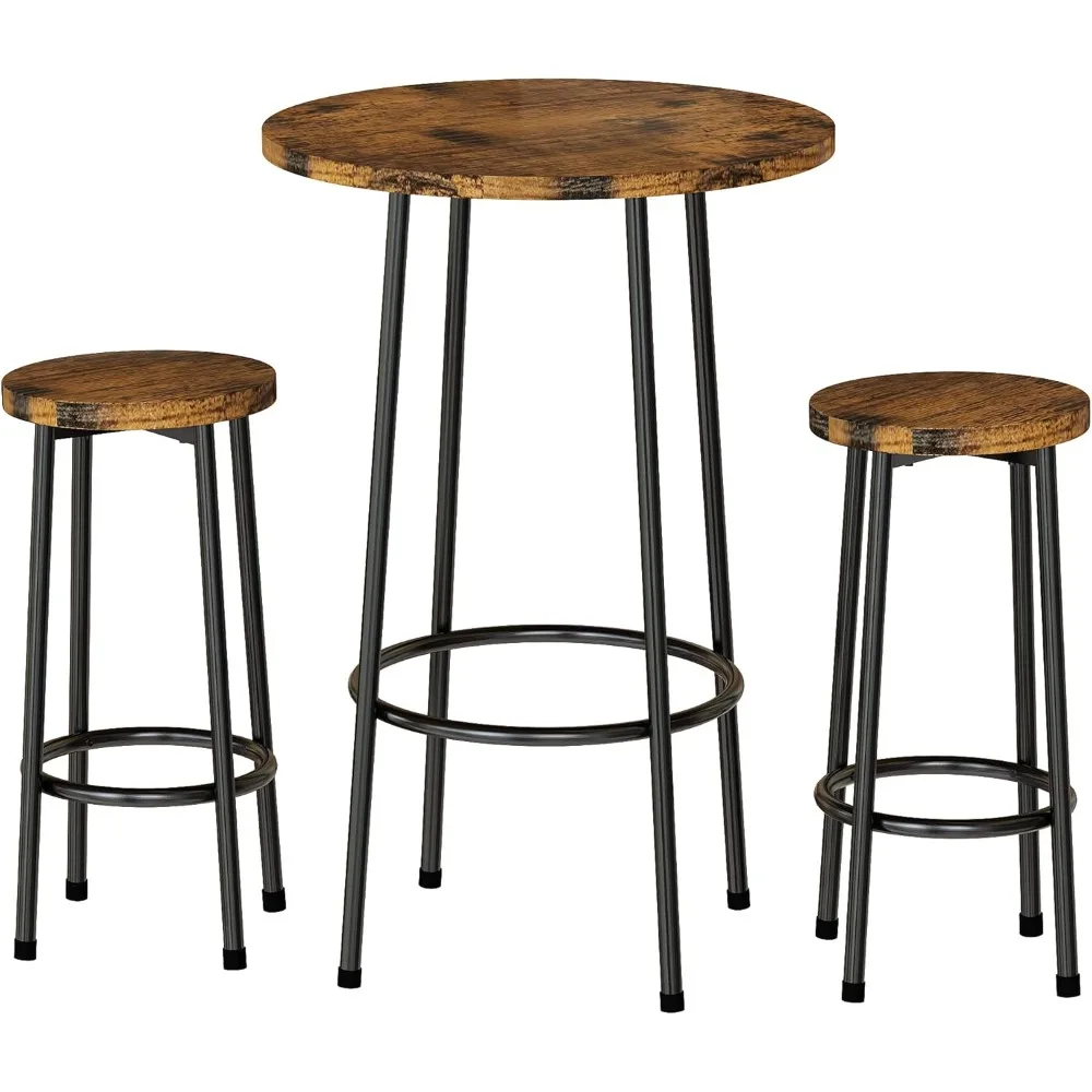 3-Piece Pub Height Bar Table Set: Counter Dining Table with 2 Stools – Perfect Breakfast Bar for 2
3-Piece Pub Height Bar Table Set: Counter Dining Table with 2 Stools – Perfect Breakfast Bar for 2