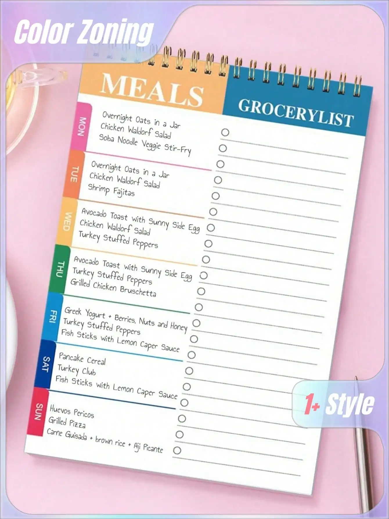 Meal Planner Pad | 5.6x8.5 Inch 90 Pages Weekly Meal Planner Notepad For Organized Weekly & Daily Planning
Meal Planner Pad | 5.6x8.5 Inch 90 Pages Weekly Meal Planner Notepad For Organized Weekly & Daily Planning