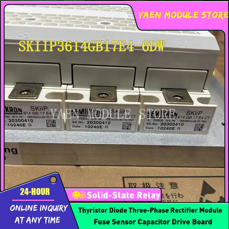 New spot IGBT wind power spot module SKiiP 3614GB17E4-6DW SKiiP3614GB17E4-6DW SKIIP3614GB17E4-6DUL SKiiP1814GB17E4-3DUW SKiiP241
New spot IGBT wind power spot module SKiiP 3614GB17E4-6DW SKiiP3614GB17E4-6DW SKIIP3614GB17E4-6DUL SKiiP1814GB17E4-3DUW SKiiP241