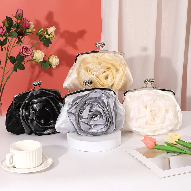 Ladies Flowers Stylish Evening Bag Fashionable Elegant Bridal Clutch Bag for Wedding Banquet Festival Dress Small Handbags
Ladies Flowers Stylish Evening Bag Fashionable Elegant Bridal Clutch Bag for Wedding Banquet Festival Dress Small Handbags