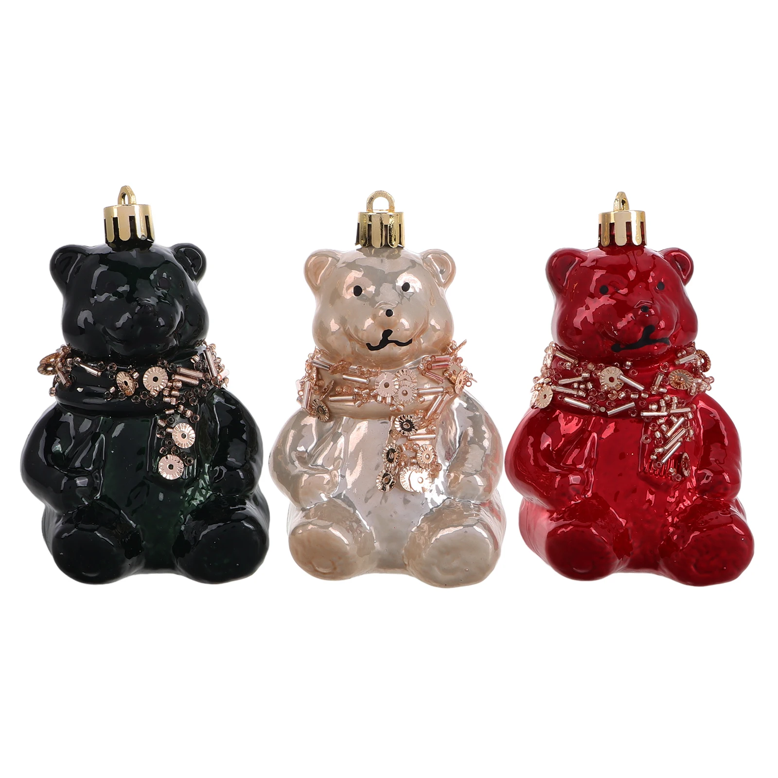 3 Pcs 8cm Christmas Tree Pendant Decorations Plastic Bear Hanging Ornaments for
3 Pcs 8cm Christmas Tree Pendant Decorations Plastic Bear Hanging Ornaments for