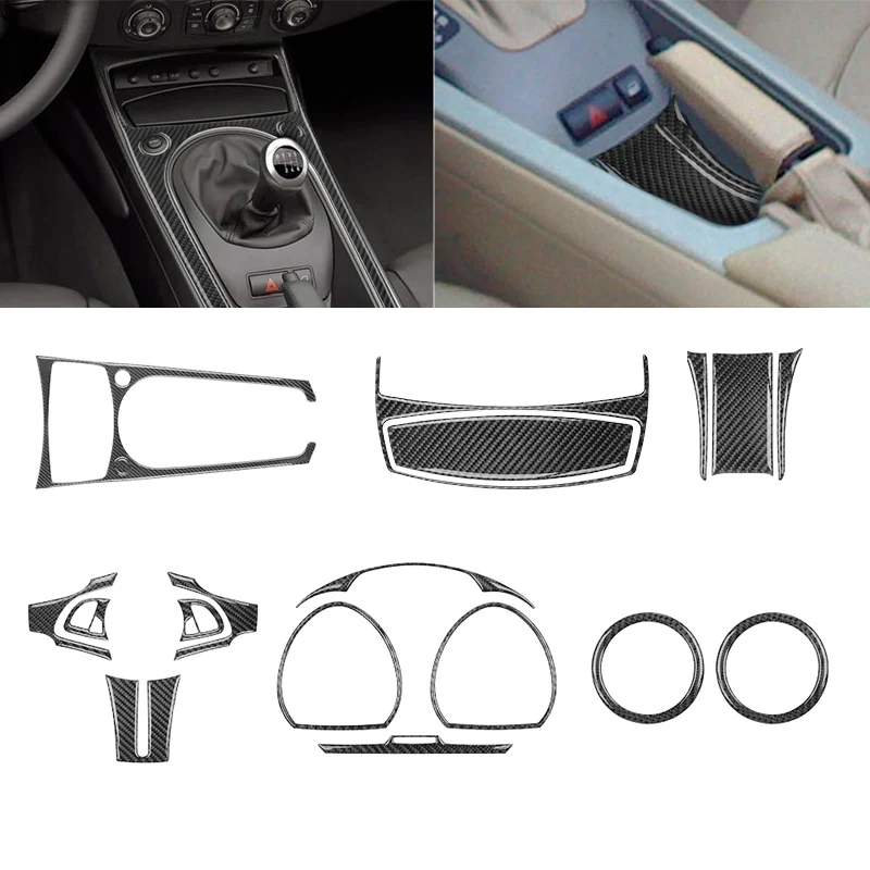 For BMW Z4 2008-2013 Black Carbon Fiber Car Inner Dashboard Center Display Screen CD Panel Sticker Interior Decal Decoration
For BMW Z4 2008-2013 Black Carbon Fiber Car Inner Dashboard Center Display Screen CD Panel Sticker Interior Decal Decoration