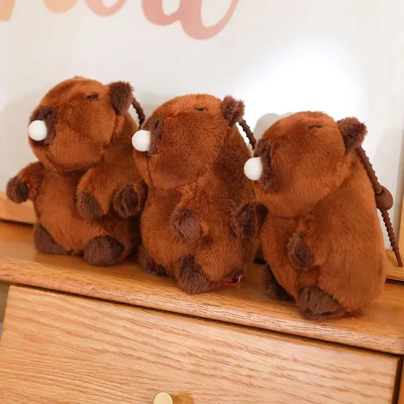 12cm Bubble Blowing Capybara Plush Toy Kawaii Pendant Fashion Plushie Doll Capibara Stuffed Animals Dolls Kid's Birthday Gift
12cm Bubble Blowing Capybara Plush Toy Kawaii Pendant Fashion Plushie Doll Capibara Stuffed Animals Dolls Kid's Birthday Gift