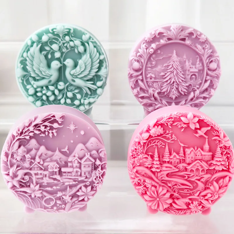 Valentine's Day Christmas Forest Birds Castle Pine Trees Aromatherapy Candle Soap Silicone Mold 3D Mousse Cake Decoration Mold
Valentine's Day Christmas Forest Birds Castle Pine Trees Aromatherapy Candle Soap Silicone Mold 3D Mousse Cake Decoration Mold