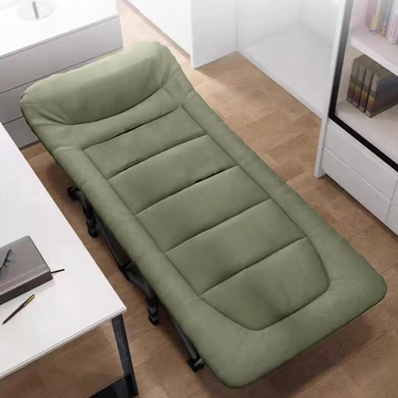 Folding bed single portable lunch break recliner office nap simple camp escort bed
Folding bed single portable lunch break recliner office nap simple camp escort bed