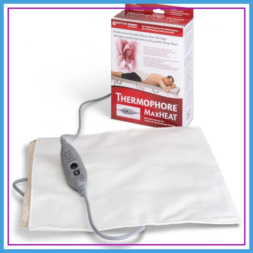 Thermophore MaxHeat Pad 14" x 14" - Deep Penetrating Moist Heat for Pain Relief
Thermophore MaxHeat Pad 14" x 14" - Deep Penetrating Moist Heat for Pain Relief