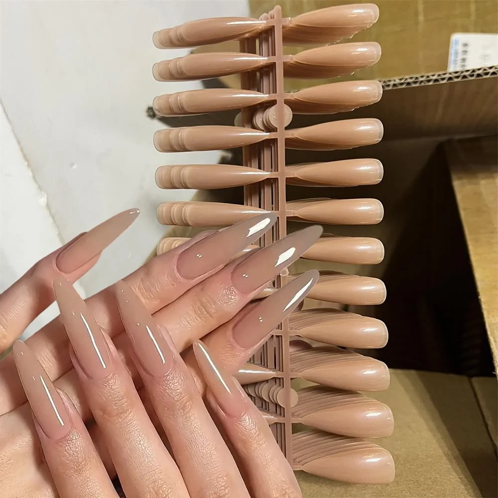 240pcs Vibrant Icy Brown Ballet Fake Nails Long Stiletto Press On Nail Perfect for Women & Girls Spring & Summer False Nail Tip*
240pcs Vibrant Icy Brown Ballet Fake Nails Long Stiletto Press On Nail Perfect for Women & Girls Spring & Summer False Nail Tip*