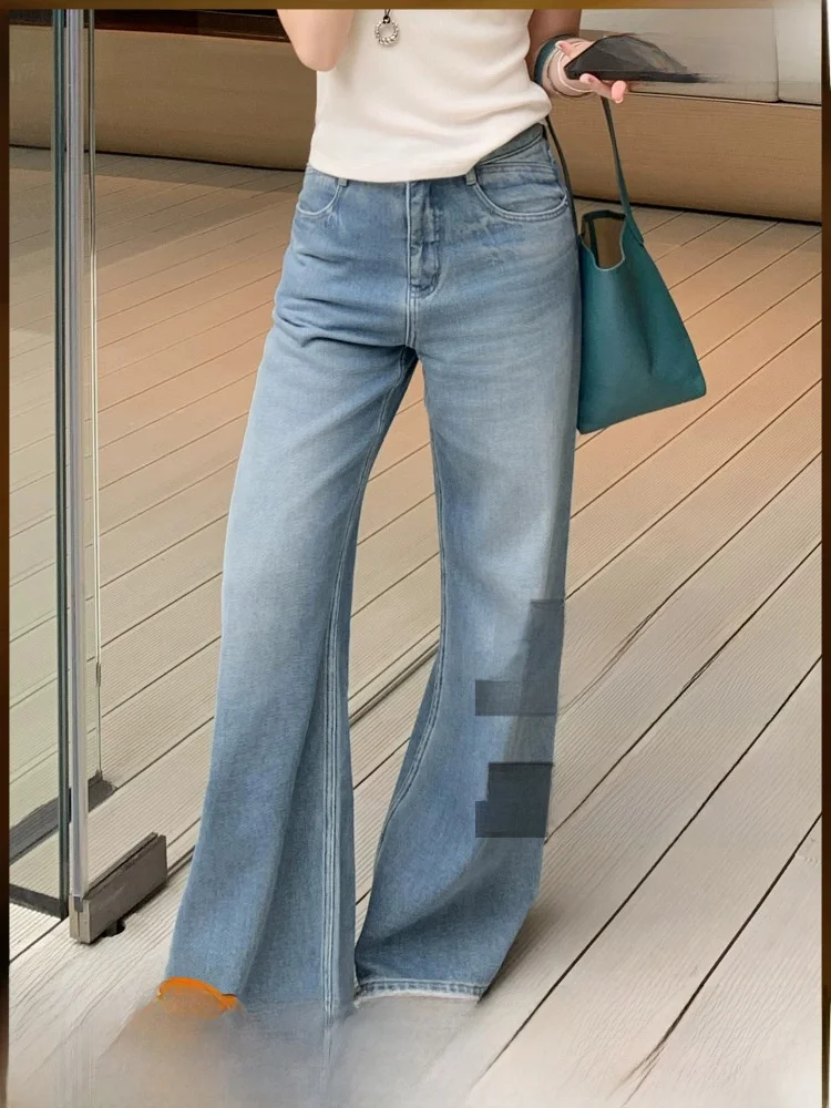 Moonlight Wide Leg Jeans High Waist Simple Style Casual Pure Color Ladies Loose Fit Denim Pants No Stretch Elastic
Moonlight Wide Leg Jeans High Waist Simple Style Casual Pure Color Ladies Loose Fit Denim Pants No Stretch Elastic