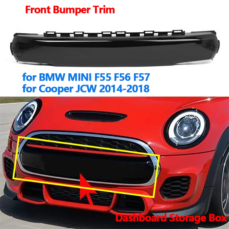 Car Front Bumper Grille Front Bumper Trim License Plate Trim Panel for BMW MINI F55 F56 F57 Cooper JCW 2014-2018 Protector Cover
Car Front Bumper Grille Front Bumper Trim License Plate Trim Panel for BMW MINI F55 F56 F57 Cooper JCW 2014-2018 Protector Cover