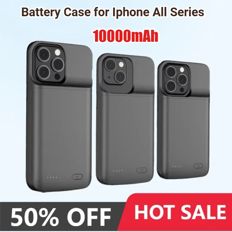 10000mAh Battery Case for Iphone 12 11 14 13 15 16 Pro Max Mini Power Bank Charger Cover for IPhone XS Max XR 7 8 Plus SE3 SE2
10000mAh Battery Case for Iphone 12 11 14 13 15 16 Pro Max Mini Power Bank Charger Cover for IPhone XS Max XR 7 8 Plus SE3 SE2