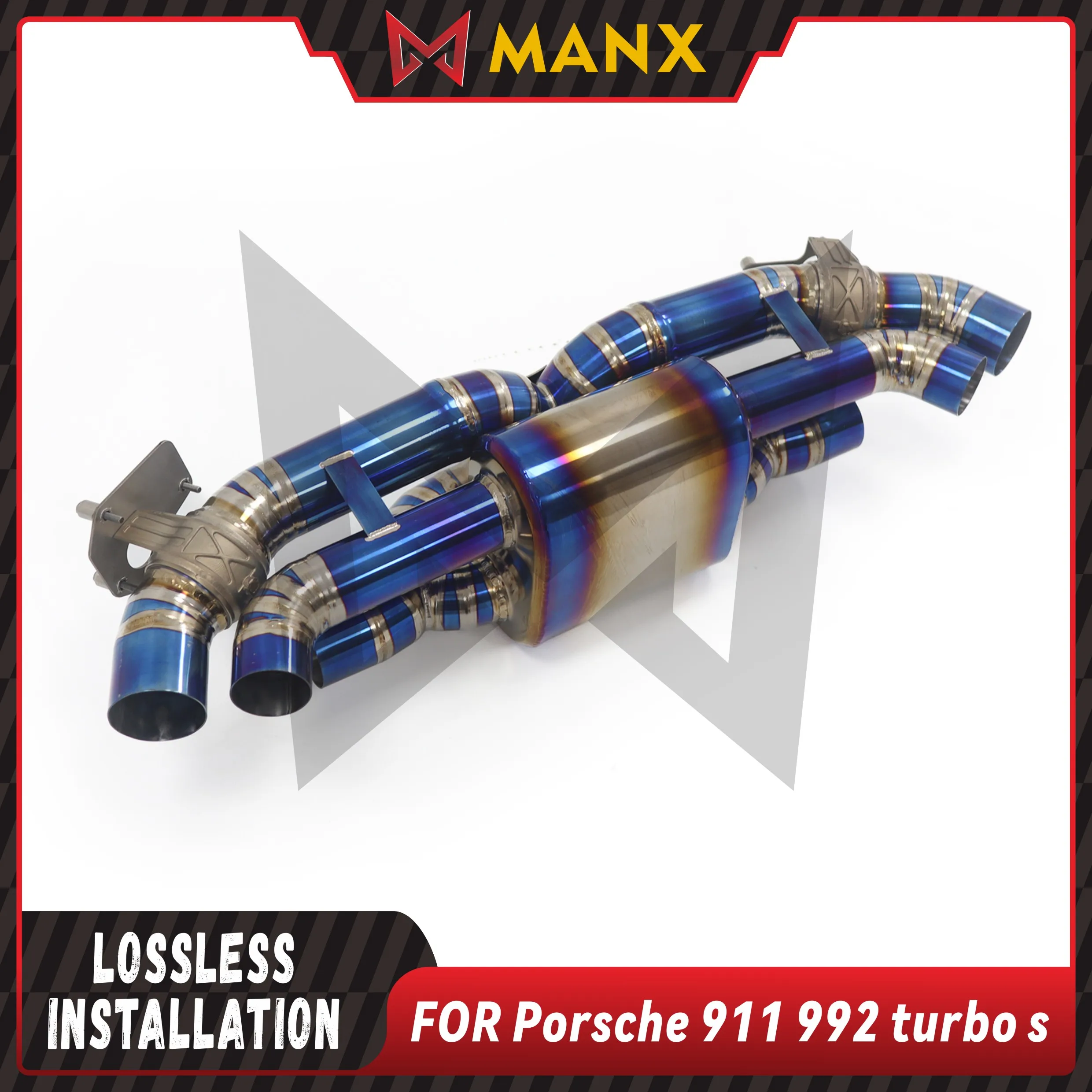 Titanium alloy bluing Catback Suitable for Porsche 911 992 turbo s Performance exhaust system Muffler With Valve
Titanium alloy bluing Catback Suitable for Porsche 911 992 turbo s Performance exhaust system Muffler With Valve