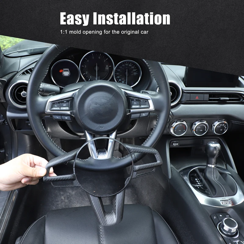 Real Hard Carbon Fiber Sticker For Mazda MX-5/Fiat 124/Abarth 124 2016-2025 Car Steering Wheel Button Interior Trim Accessories
Real Hard Carbon Fiber Sticker For Mazda MX-5/Fiat 124/Abarth 124 2016-2025 Car Steering Wheel Button Interior Trim Accessories