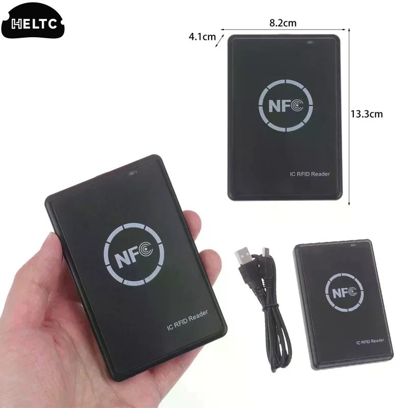 NFC Smart Card Reader Writer USB Programmer RFID Copier Duplicator Card ID IC Decoder Door Access System
NFC Smart Card Reader Writer USB Programmer RFID Copier Duplicator Card ID IC Decoder Door Access System