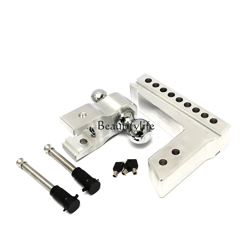 Adjustable Trailer Hook Car Modification Fittings Double Ball Head Trailer Arm Aluminum Alloy with Latch Lock
Adjustable Trailer Hook Car Modification Fittings Double Ball Head Trailer Arm Aluminum Alloy with Latch Lock