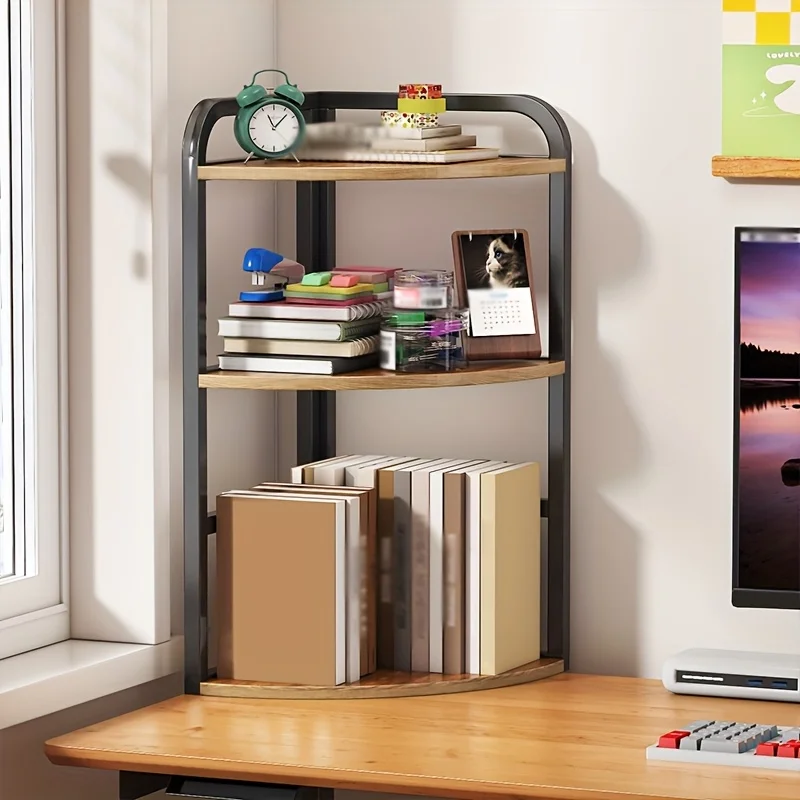 Настольная полка для хранения с 3 ярусами, комбинированная полка из металла и дерева, настольная полка для хранения принадлежностей
Настольная полка для хранения с 3 ярусами, комбинированная полка из металла и дерева, настольная полка для хранения принадлежностей