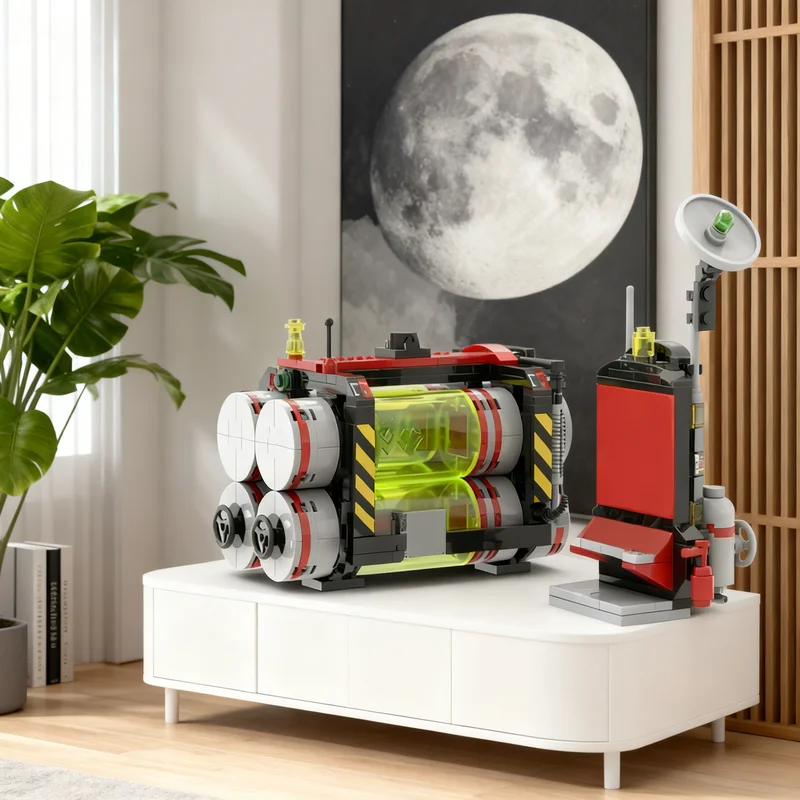 672pcs MOC Energy Complex Space M Tron Model Building Blocks Construction Christmas Gifts Toy Creative DIY Idea Education Toys
672pcs MOC Energy Complex Space M Tron Model Building Blocks Construction Christmas Gifts Toy Creative DIY Idea Education Toys
