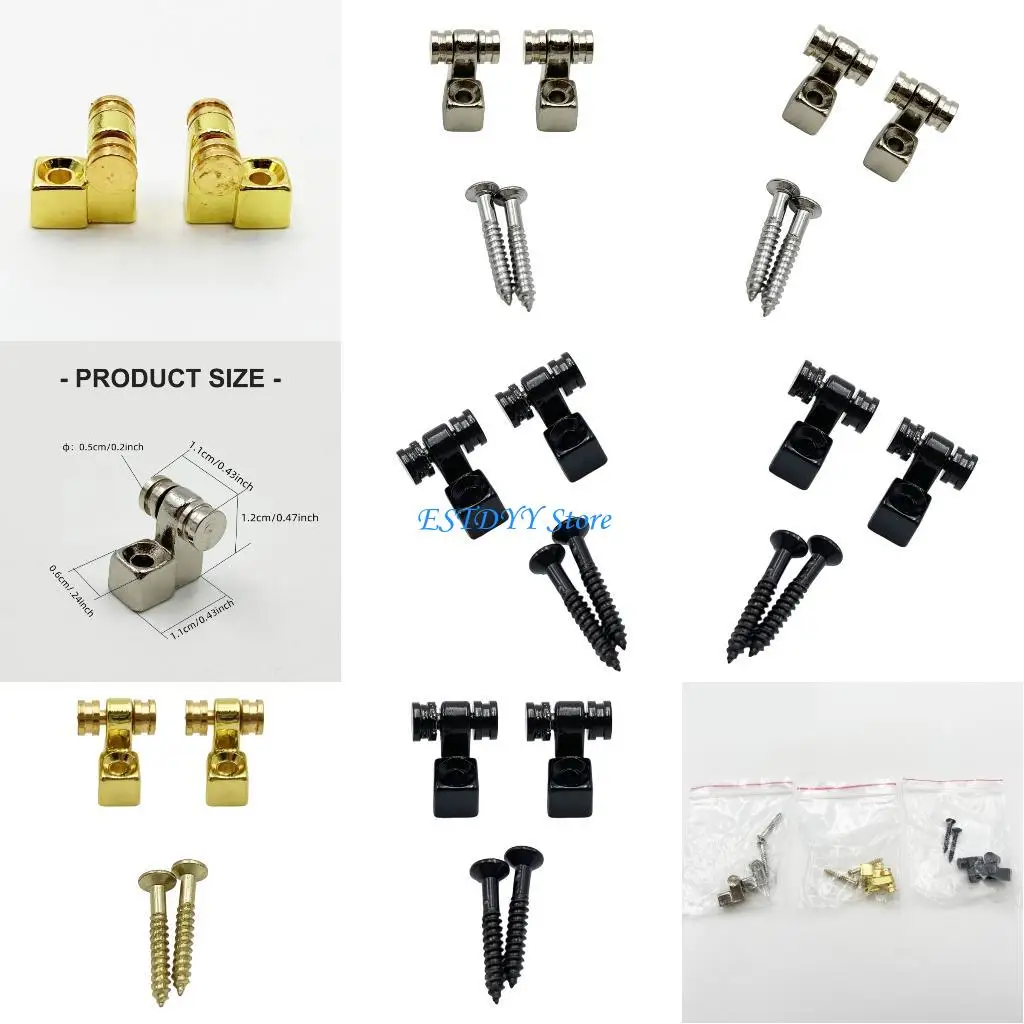 G6DE Guitar Roller String Retainers Replacement Guitar String Trees Guides Retainer with Mounting Screws for Electric Guitar
G6DE Guitar Roller String Retainers Replacement Guitar String Trees Guides Retainer with Mounting Screws for Electric Guitar