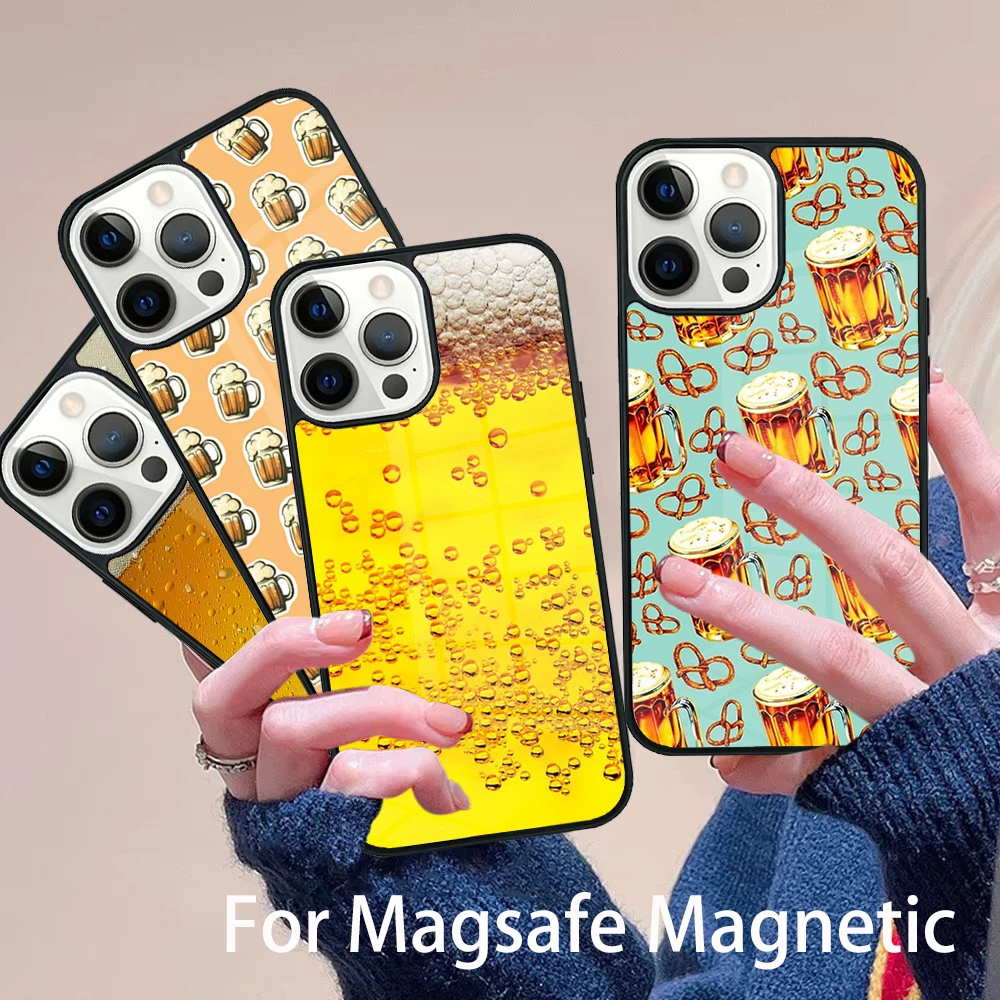 Beer Bubble Phone Case Magesafe Magnetic Wireless Charge Cover For IPhone 16 11 12 13 14 15 Pro Max Plus Mini
Beer Bubble Phone Case Magesafe Magnetic Wireless Charge Cover For IPhone 16 11 12 13 14 15 Pro Max Plus Mini