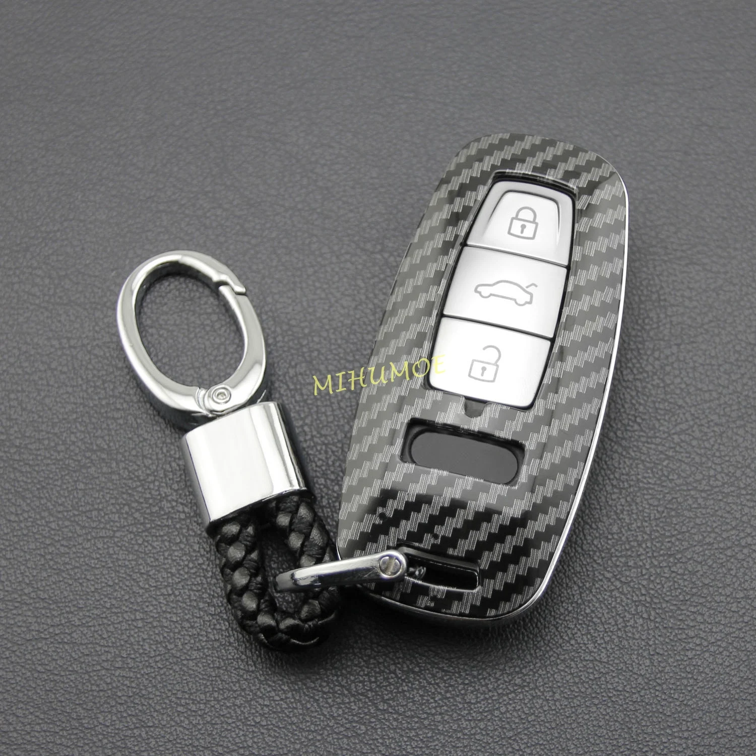 Carbon Fiber Look Car Key Case Cover Shell Fob Keychain For Audi A3 S3 A6 A7 A8 Q4 Q8 E-Tron S6 S7 S8 Accessories
Carbon Fiber Look Car Key Case Cover Shell Fob Keychain For Audi A3 S3 A6 A7 A8 Q4 Q8 E-Tron S6 S7 S8 Accessories