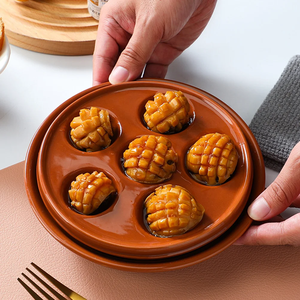 1Set Ceramic Baked Snail Plates Kitchen Escargot Dish Oven Use Unique Creative Design Multifunctional Snails Dish
1Set Ceramic Baked Snail Plates Kitchen Escargot Dish Oven Use Unique Creative Design Multifunctional Snails Dish