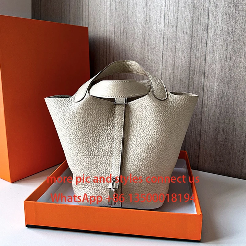 2025 New Designer Luxury Basket Bag Original Leather Half Hand Sewing Wax Thread Handheld TC Leather Bucket Bag for Women
2025 New Designer Luxury Basket Bag Original Leather Half Hand Sewing Wax Thread Handheld TC Leather Bucket Bag for Women