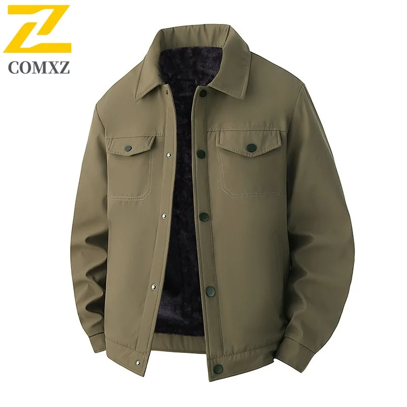 COMXZ Retro Men Jacket Stand Collar Commuting Office Lightweight Motorcycle Coat Hiking Single Breasted Design Warm Winter Coats
COMXZ Retro Men Jacket Stand Collar Commuting Office Lightweight Motorcycle Coat Hiking Single Breasted Design Warm Winter Coats