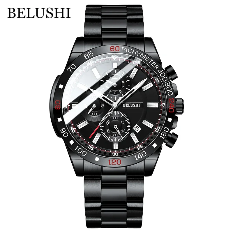 BELUSHI 2025 New Mens Watches Top Luxury Brand Sport Waterproof Chronograph Stainless Steel Quartz Watch Men
BELUSHI 2025 New Mens Watches Top Luxury Brand Sport Waterproof Chronograph Stainless Steel Quartz Watch Men