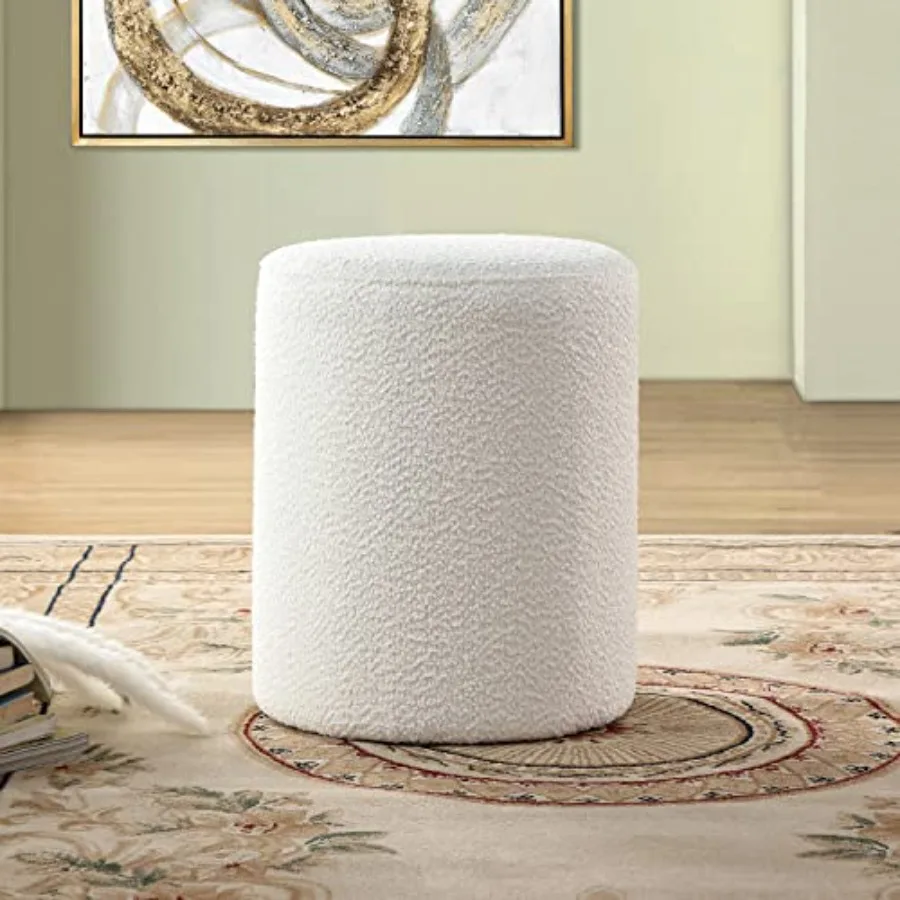 Modern Round Ottoman with Soft Padded Seat Multifunctional Vanity Chair, Upholstered Footrest Stool for Living Room and Bedroom
Modern Round Ottoman with Soft Padded Seat Multifunctional Vanity Chair, Upholstered Footrest Stool for Living Room and Bedroom