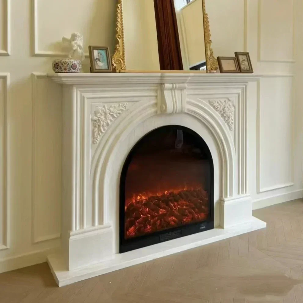 French retro solid wood fireplace decorative cabinet American simulated fire cabinet European entrance entrance cabinet
French retro solid wood fireplace decorative cabinet American simulated fire cabinet European entrance entrance cabinet