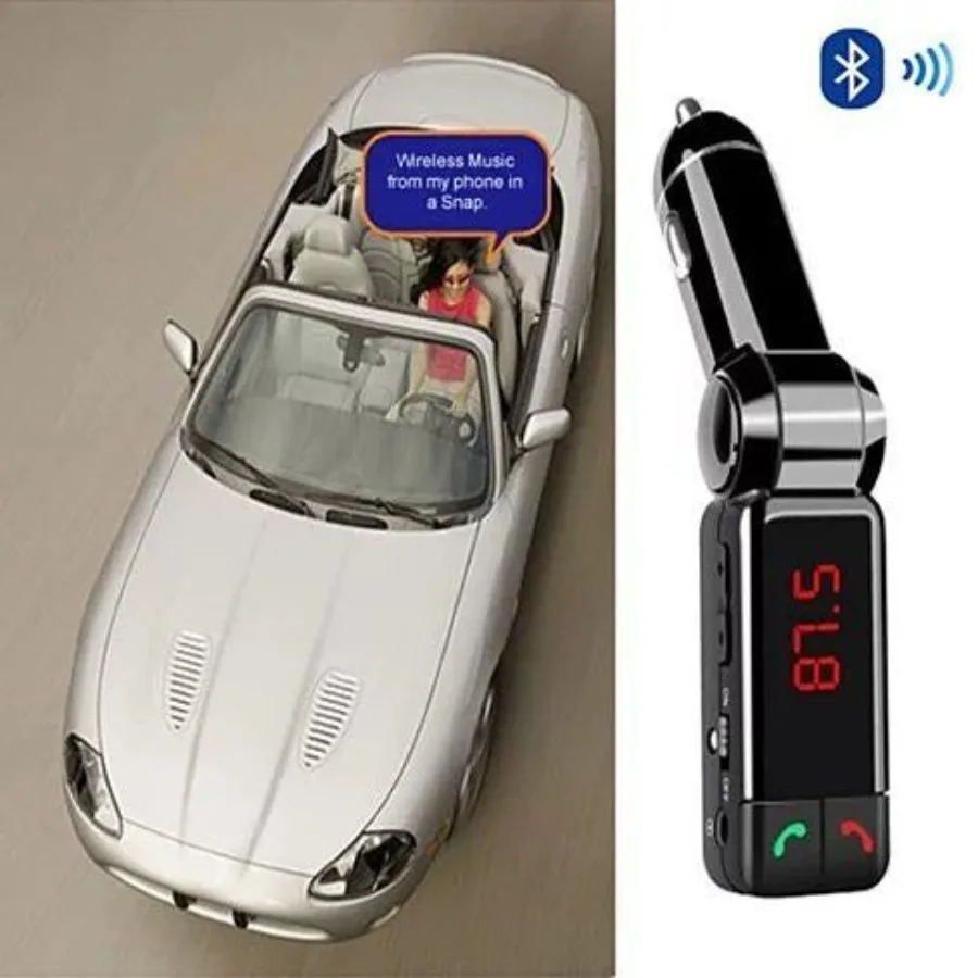 NEW Car FM Music Broadcaster with Bluetooth and Car Charger
NEW Car FM Music Broadcaster with Bluetooth and Car Charger