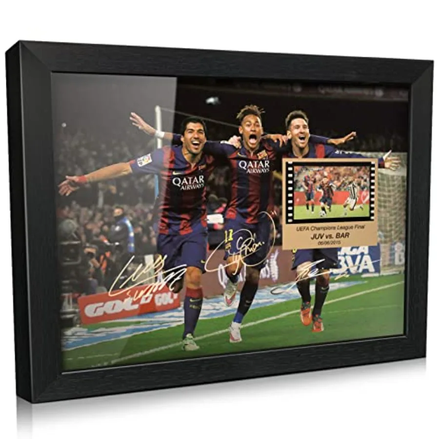 Soccer Star Lionel Messi Luis Suarez Neymar Signed Picture Desktop Framed Photo Gift - with 35mm Film Recorded Scene Display of
Soccer Star Lionel Messi Luis Suarez Neymar Signed Picture Desktop Framed Photo Gift - with 35mm Film Recorded Scene Display of