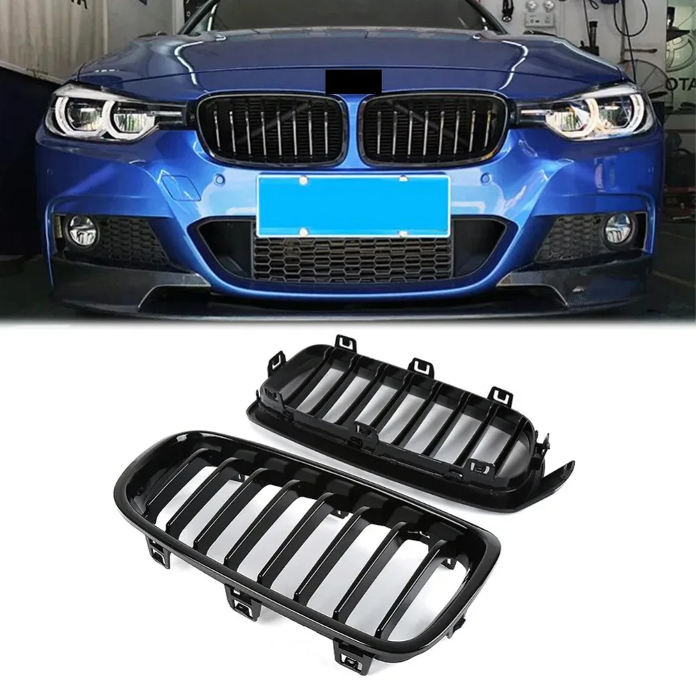 2x Car Single Line Front Hood Bumper Kidney Grille Grill For BMW 3 Series F30 F31 2013 2014 2015 2016 2017 2018 2019 ABS Plastic
2x Car Single Line Front Hood Bumper Kidney Grille Grill For BMW 3 Series F30 F31 2013 2014 2015 2016 2017 2018 2019 ABS Plastic