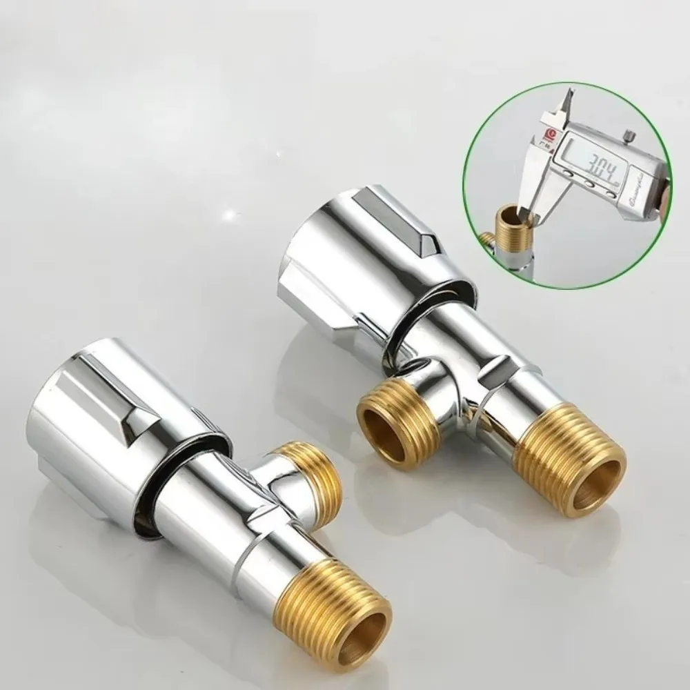 One Inlet Two Outlets Copper Angle Valve Quick Open Dual Outlet Toilet Angle Valve Copper Quick Open Faucet Valve Kitchen
One Inlet Two Outlets Copper Angle Valve Quick Open Dual Outlet Toilet Angle Valve Copper Quick Open Faucet Valve Kitchen