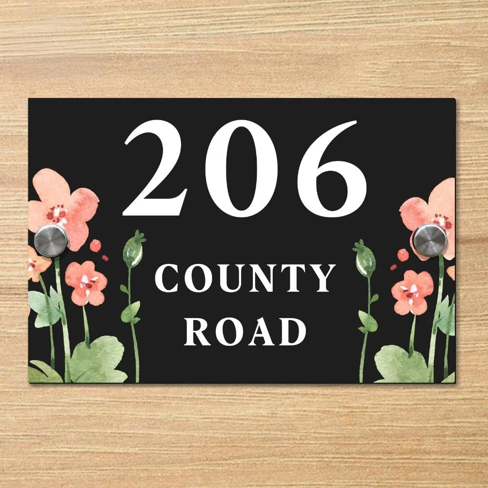 Темно-серый индивидуальный адресный маркер с цветочным дизайном - подставка из нержавеющей стали, минималистичная табличка для дома, новый подарок для домашнего декора
Темно-серый индивидуальный адресный маркер с цветочным дизайном - подставка из нержавеющей стали, минималистичная табличка для дома, новый подарок для домашнего декора