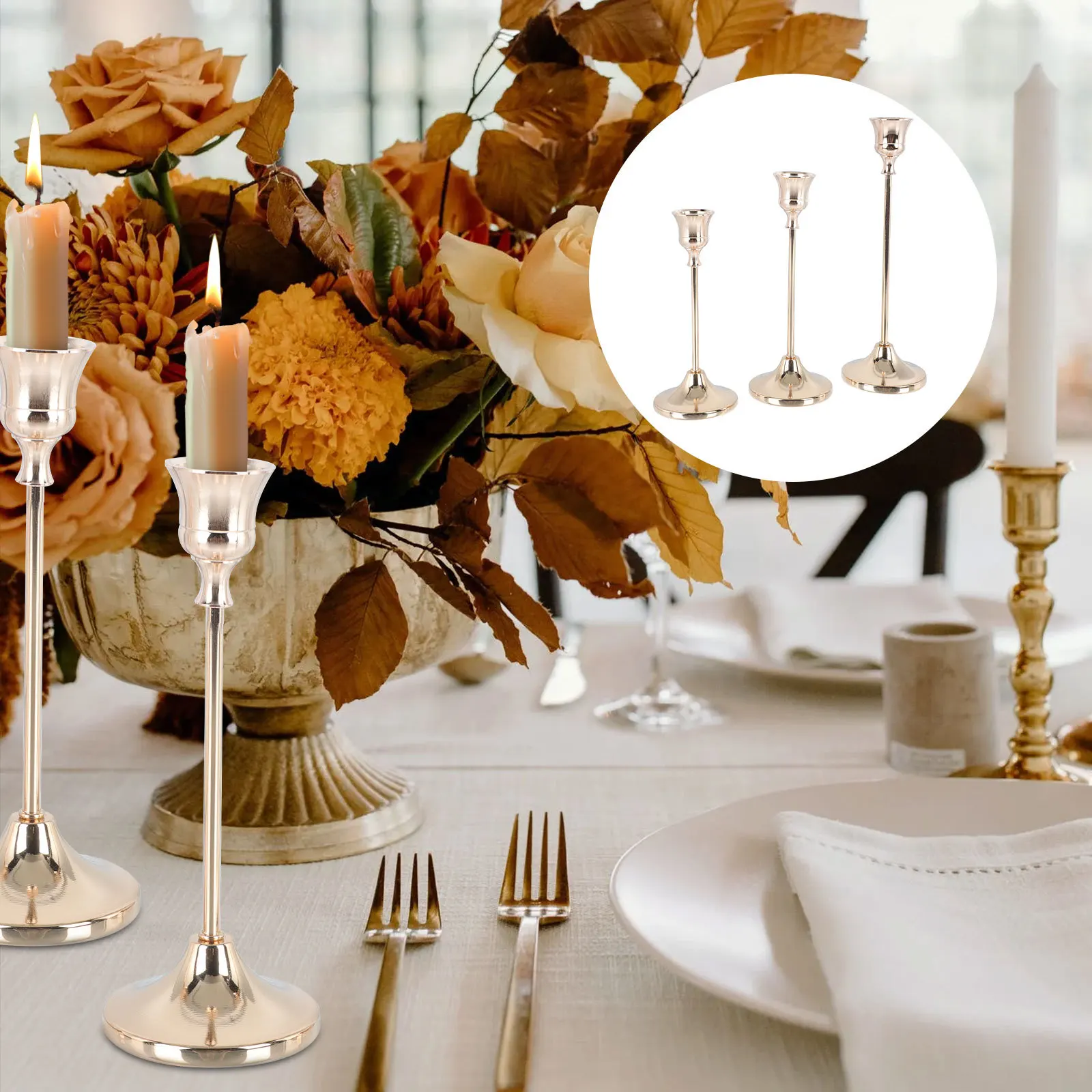 3Pcs Retro Candlestick Iron Stand Creative Holder for Coffee Table Decor Elegant Home Party Lighting Solution
3Pcs Retro Candlestick Iron Stand Creative Holder for Coffee Table Decor Elegant Home Party Lighting Solution