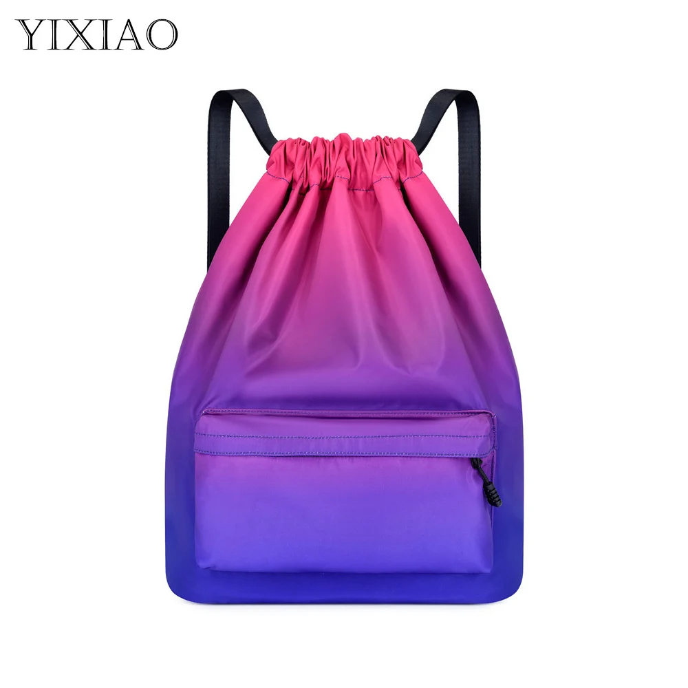 YIXIAO Gradient Waterproof Basketball Storage Backpack Women Outdoor Training Soccer Drawstring Knapsack Sport Casual Bag SJ0160
YIXIAO Gradient Waterproof Basketball Storage Backpack Women Outdoor Training Soccer Drawstring Knapsack Sport Casual Bag SJ0160