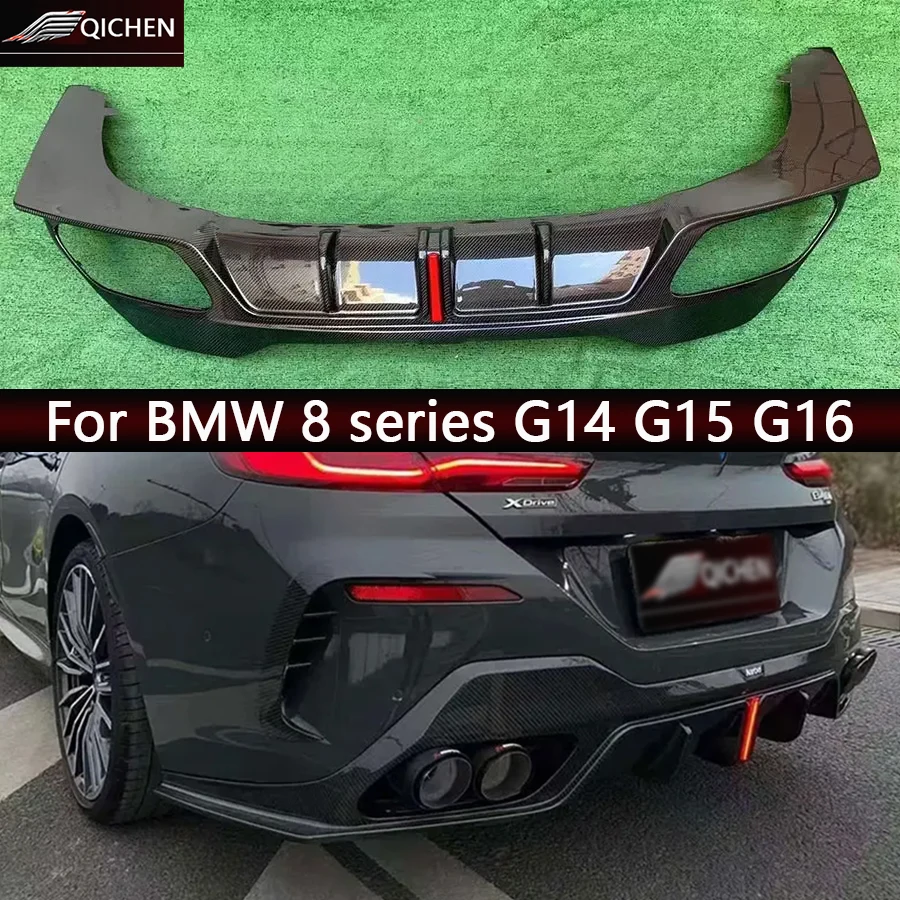 For BMW 8 series G14 G15 G16 830 840 850 KB style Carbon Fiber Back lip Car Rear Bumper Diffuser Rear Splitters Spoiler Body Kit
For BMW 8 series G14 G15 G16 830 840 850 KB style Carbon Fiber Back lip Car Rear Bumper Diffuser Rear Splitters Spoiler Body Kit