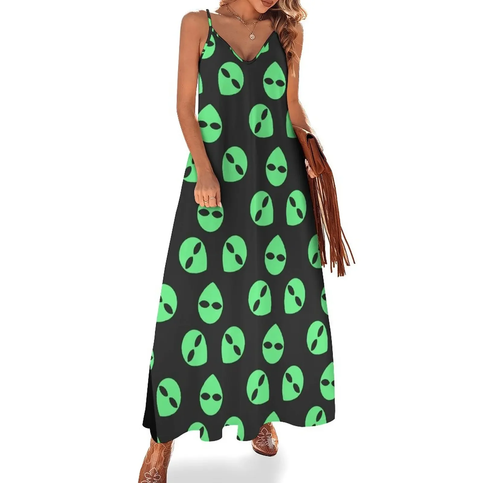 Aliens Sleeveless Dress women long dresses party dress women elegant luxury ceremony dresses Long dress
Aliens Sleeveless Dress women long dresses party dress women elegant luxury ceremony dresses Long dress