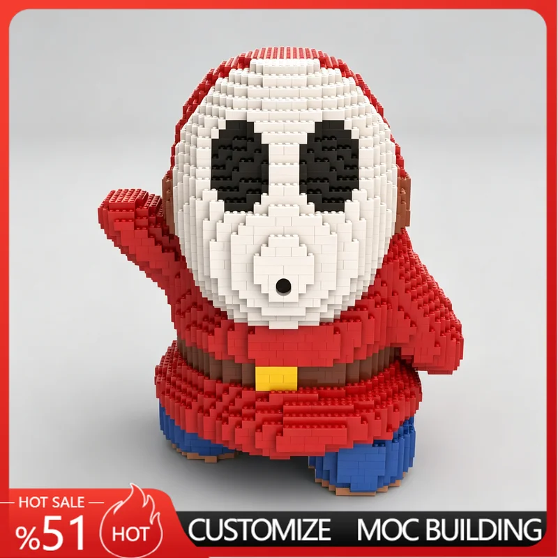 4506 Pcs Shy Guy Character MOC Building Blocks Model Assembly Educational Toy Creative Birthday Gifts For funs Home Decoration
4506 Pcs Shy Guy Character MOC Building Blocks Model Assembly Educational Toy Creative Birthday Gifts For funs Home Decoration