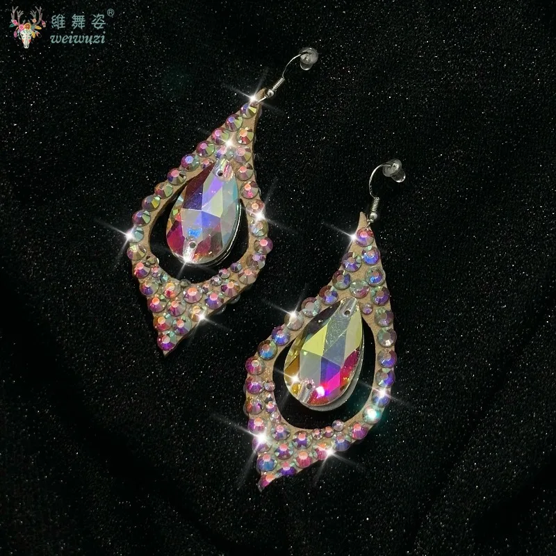 Belly Dance Earring Women Gypsy Jewelry Accessories Dancer Costume Dress Up Shine Rhinestone Double Sides2 Pairs/P
Belly Dance Earring Women Gypsy Jewelry Accessories Dancer Costume Dress Up Shine Rhinestone Double Sides2 Pairs/P