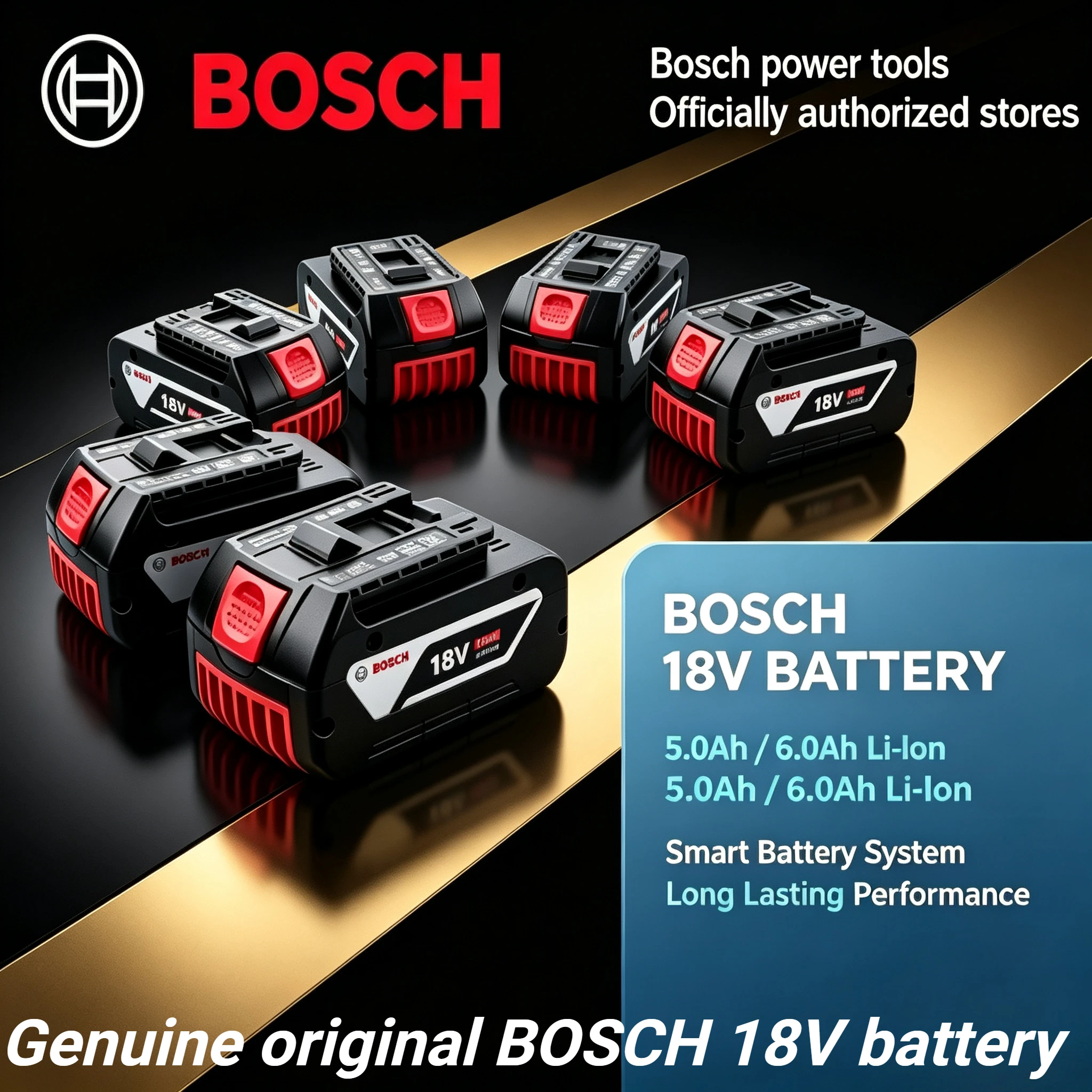 18V Bosch 5.0Ah Lithium Battery Fast Charger Multi Safety Protection Fit All Bosch 18V Cordless Power Tools Use more safely
18V Bosch 5.0Ah Lithium Battery Fast Charger Multi Safety Protection Fit All Bosch 18V Cordless Power Tools Use more safely