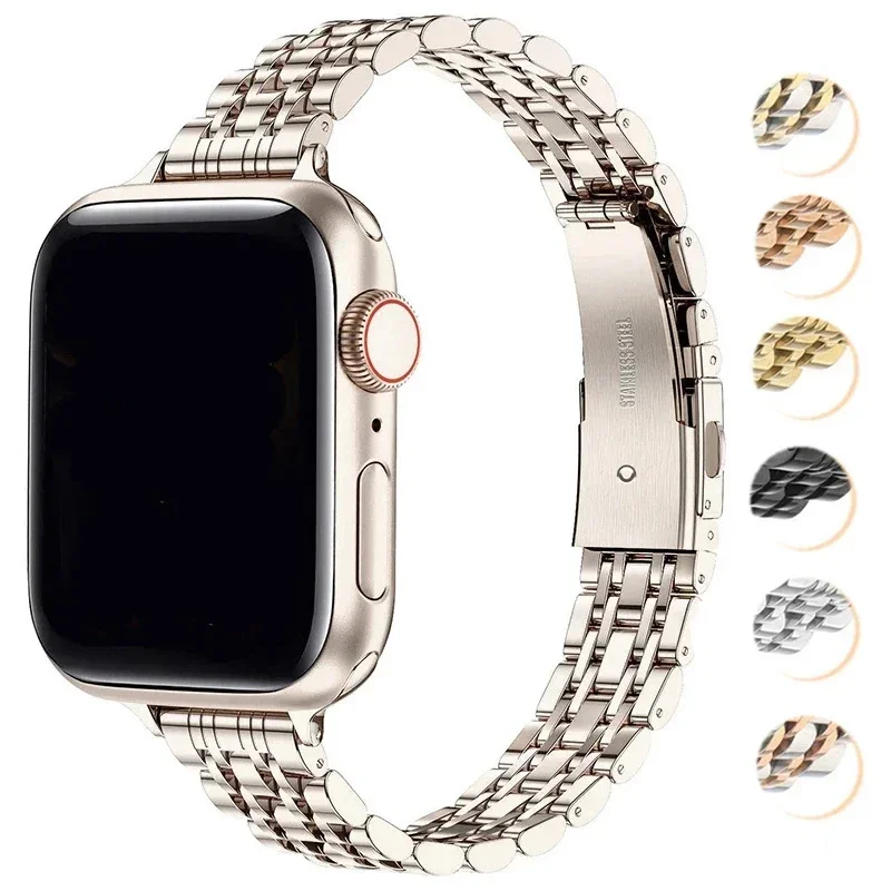 Stainless Steel Band For Apple Watch 46mm 42mm 45mm 41mm 44mm 40mm 38mm 49mm Metal Strap Iwatch Series 10 9 8 7 6 SE 5 3 3 Ultra
Stainless Steel Band For Apple Watch 46mm 42mm 45mm 41mm 44mm 40mm 38mm 49mm Metal Strap Iwatch Series 10 9 8 7 6 SE 5 3 3 Ultra