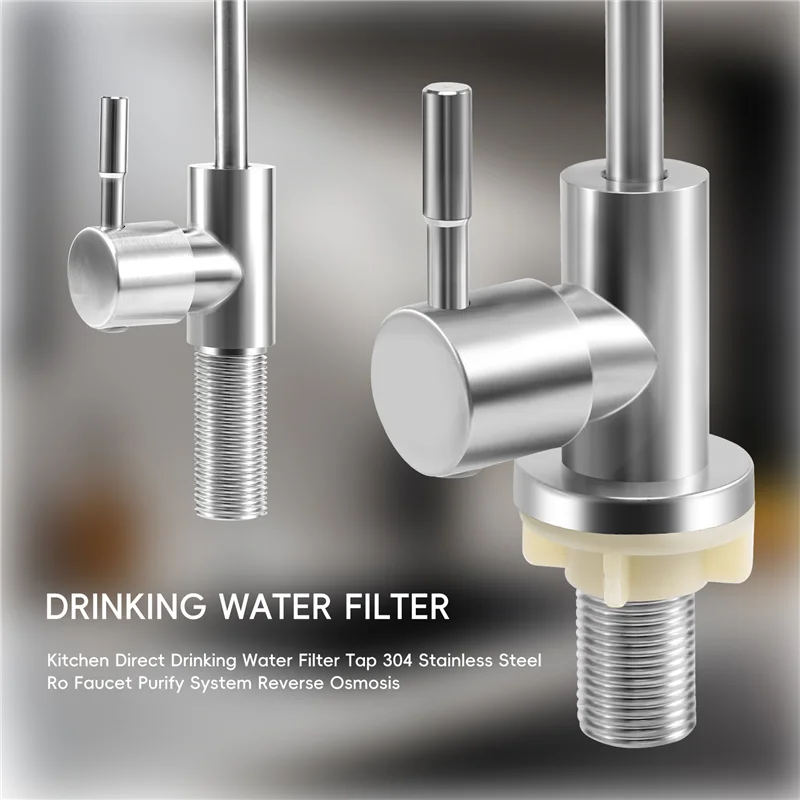 【Popular】Kitchen Direct Drinking Water Filter Tap 304 Stainless Steel Ro Faucet Purify System Reverse Osmosis Robinet Cuisine To
【Popular】Kitchen Direct Drinking Water Filter Tap 304 Stainless Steel Ro Faucet Purify System Reverse Osmosis Robinet Cuisine To