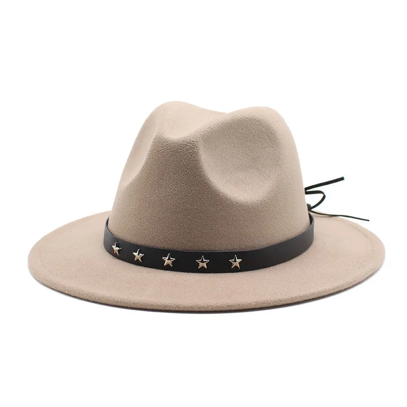 Autumn And Winter Warm British Hat Harajuku Style Wide Brim Vintage Woolen Top Hat Men And Women Back Edge Fedora Hat
Autumn And Winter Warm British Hat Harajuku Style Wide Brim Vintage Woolen Top Hat Men And Women Back Edge Fedora Hat