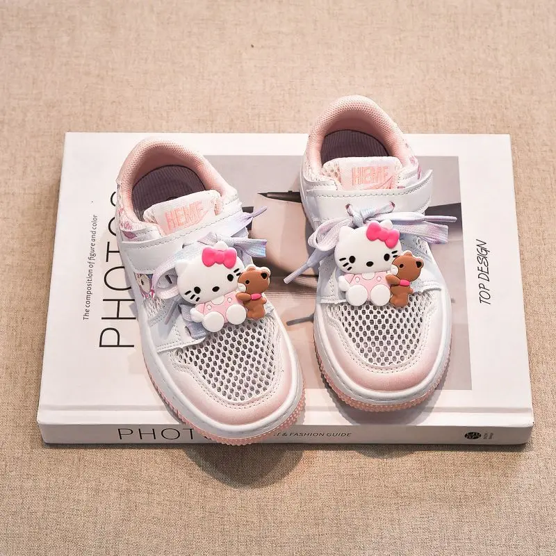Summer Kuromi Hello Kitty Anime Kawaii Sanrio Mesh Surface Breathable Sports Shoes Cute Cinnamoroll Casual Sneaker Gifts for Kid
Summer Kuromi Hello Kitty Anime Kawaii Sanrio Mesh Surface Breathable Sports Shoes Cute Cinnamoroll Casual Sneaker Gifts for Kid