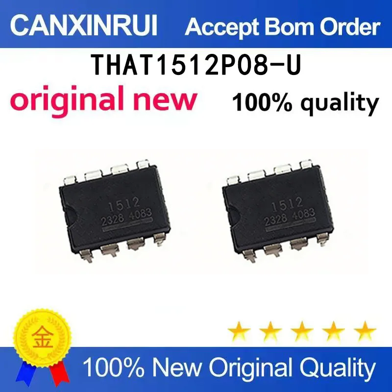 (5-100 pieces)New THAT15122P08-U THAT15122P08 1512P DIP8 spot chip IC
(5-100 pieces)New THAT15122P08-U THAT15122P08 1512P DIP8 spot chip IC