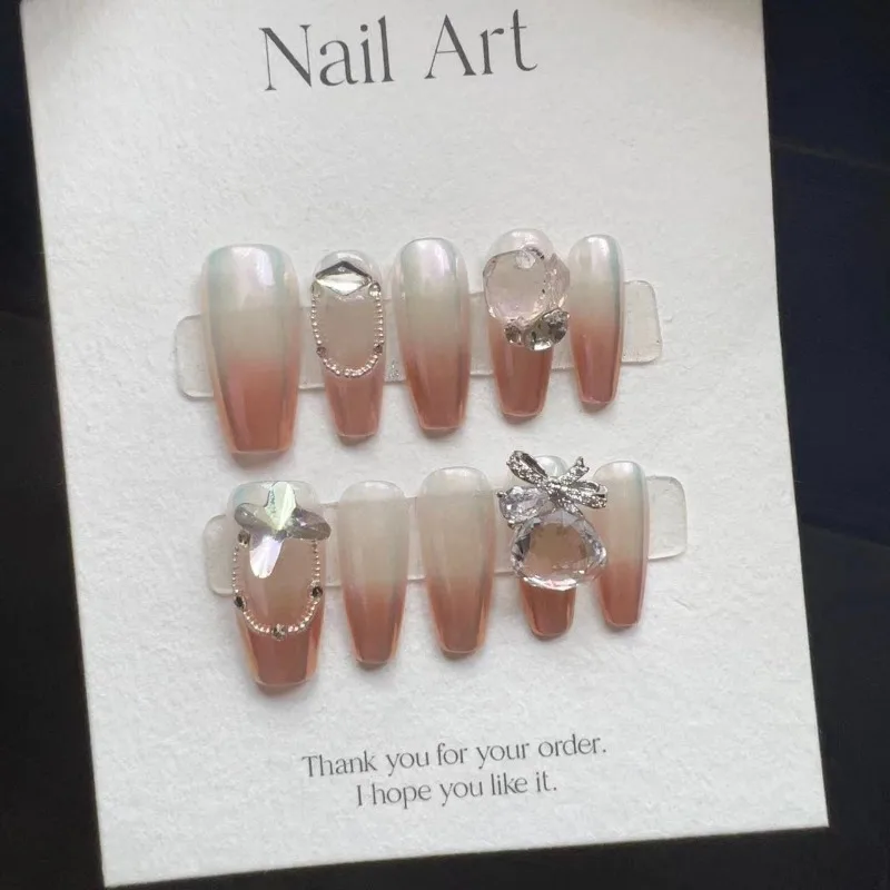 False Nails Fake Nails Full Cover Press on Nails Diy Pure Handmade Removable Reusable Aurora Pink Fairy
False Nails Fake Nails Full Cover Press on Nails Diy Pure Handmade Removable Reusable Aurora Pink Fairy
