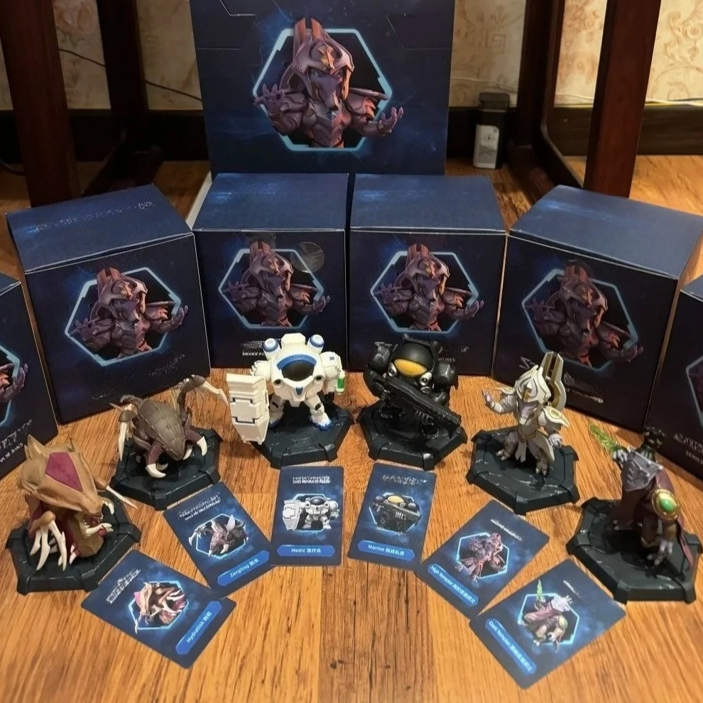 Серия StarCraft: Загадочная коробка-сюрприз с мини-фигурками, подвижные модели, коллекционные аниме-игрушки, декор для рабочего стола, подарок-сюрприз
Серия StarCraft: Загадочная коробка-сюрприз с мини-фигурками, подвижные модели, коллекционные аниме-игрушки, декор для рабочего стола, подарок-сюрприз